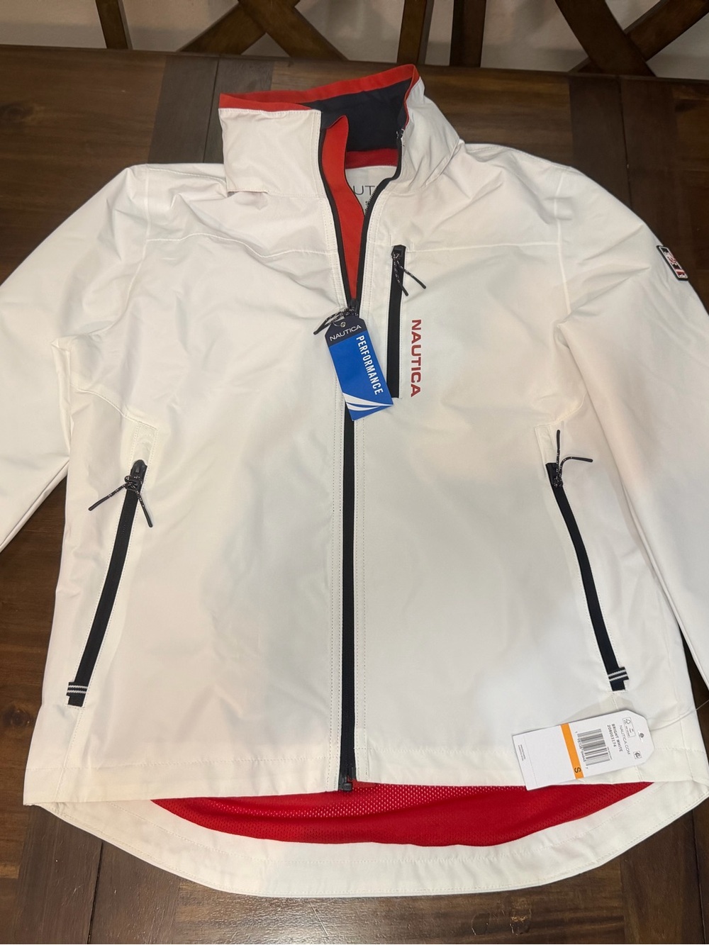 Men’s nautica performance jacket nautica sailing jacket white new